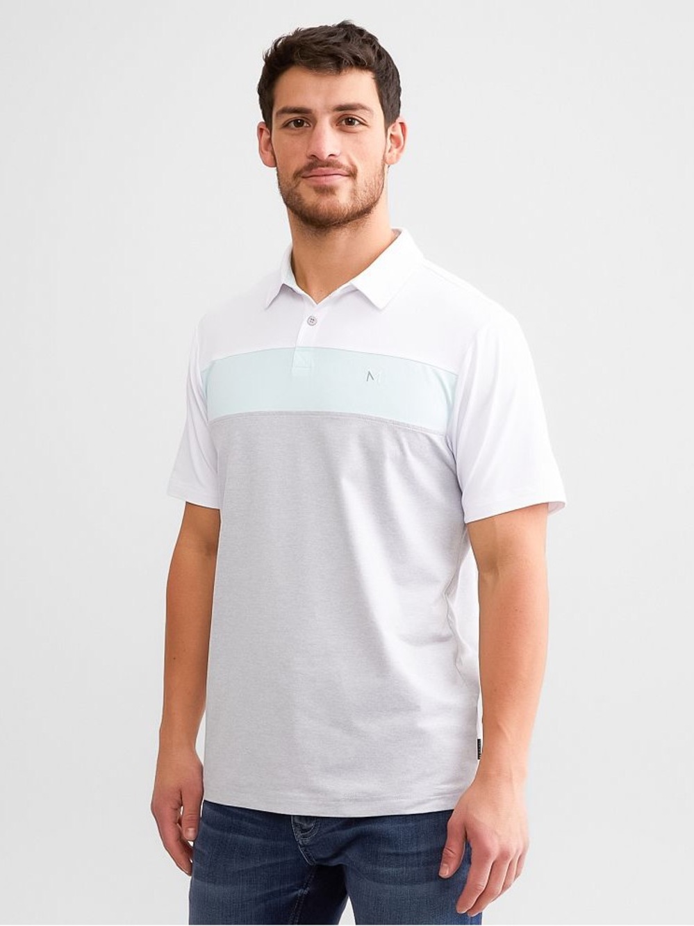 MAVEN Co-Op by Buckle Striped Performance Polo Shirt Men’s XL